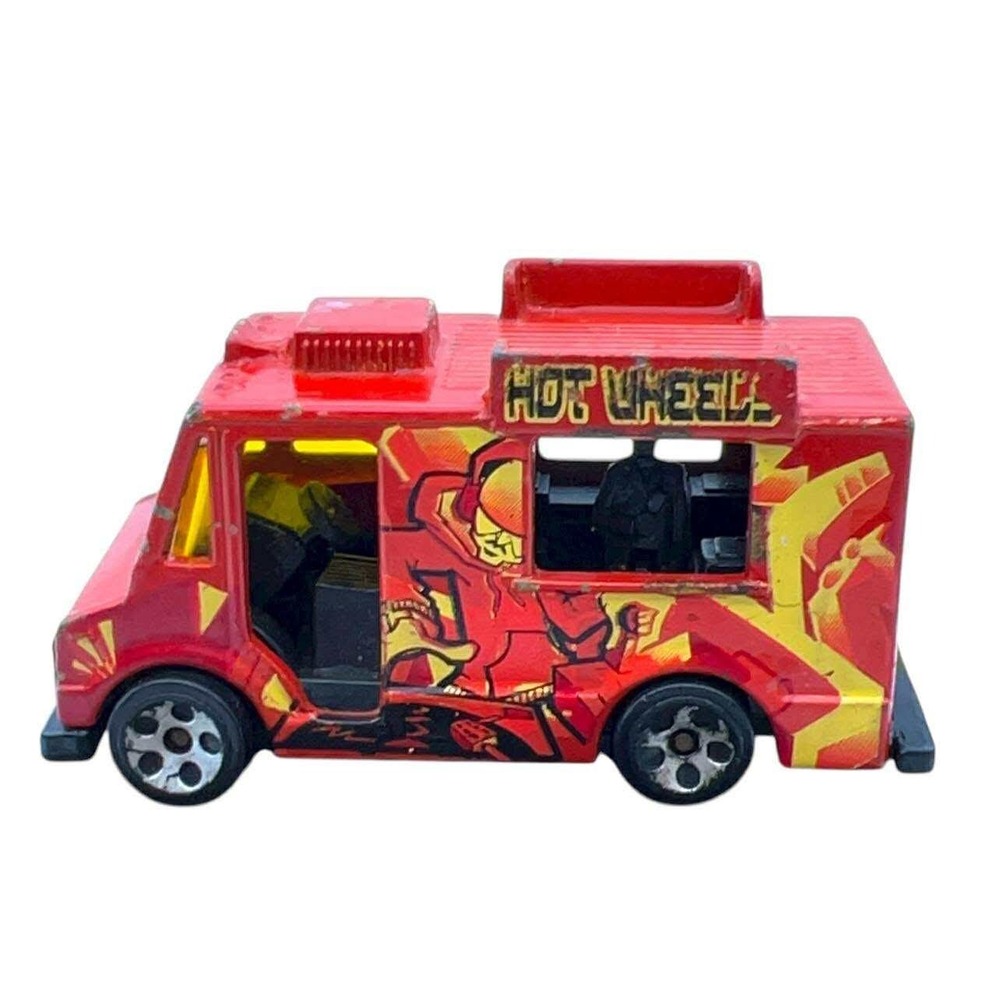 Hot Wheels 1983 Mattel Red Step‎ Van Graffiti Graphics Diecast Toy Car Thailand